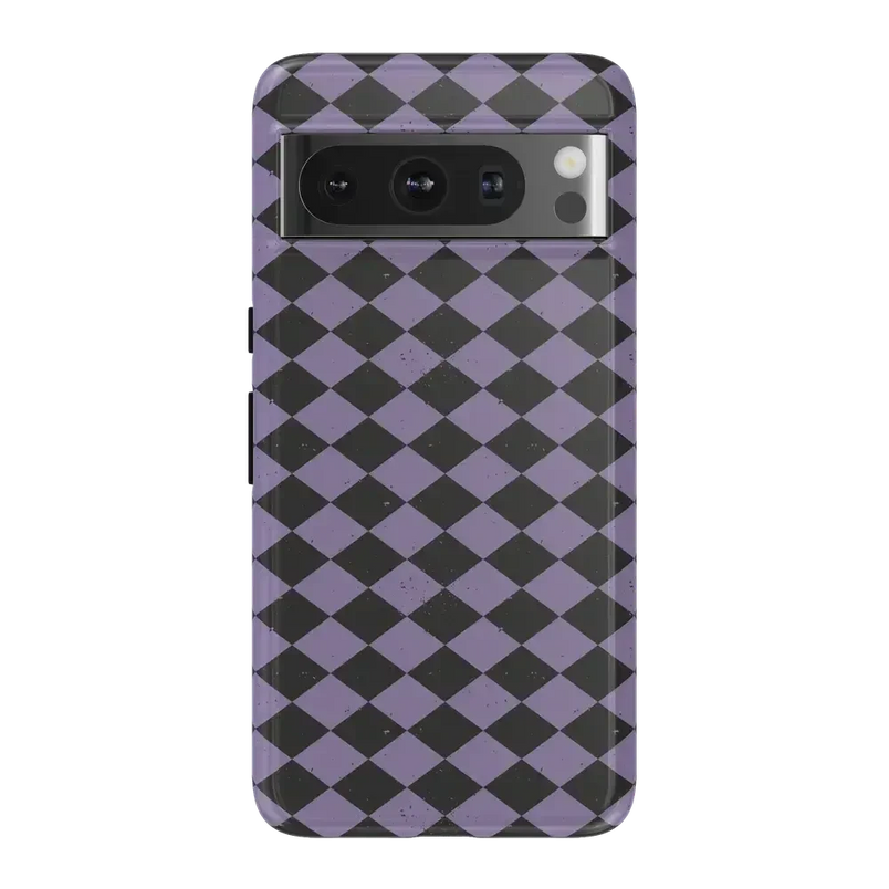 Midnight Hex | Purple Checkered Case Phone Case get.casely Essential Google Pixel 8 Pro 