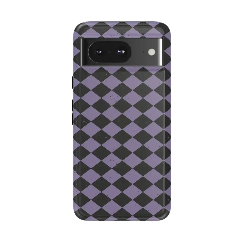 Midnight Hex | Purple Checkered Case Phone Case get.casely Essential Google Pixel 8 