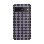 Midnight Hex | Purple Checkered Case Phone Case get.casely Essential Google Pixel 8 