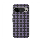 Midnight Hex | Purple Checkered Case Phone Case get.casely Essential Google Pixel 9 Pro 