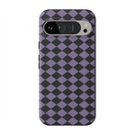 Midnight Hex | Purple Checkered Case Phone Case get.casely Essential Google Pixel 9 Pro XL 