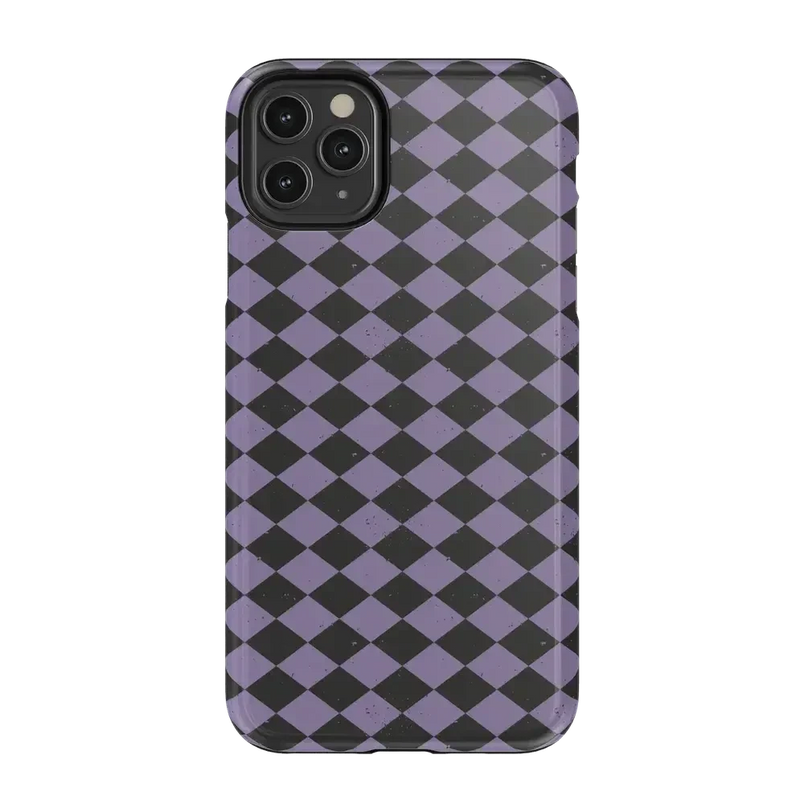 Midnight Hex | Purple Checkered Case Phone Case get.casely Essential iPhone 11 Pro Max 