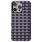 Midnight Hex | Purple Checkered Case Phone Case get.casely 