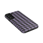 Midnight Hex | Purple Checkered Case Phone Case get.casely 
