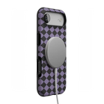 Midnight Hex | Purple Checkered Case Phone Case get.casely 