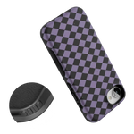 Midnight Hex | Purple Checkered Case Phone Case get.casely 
