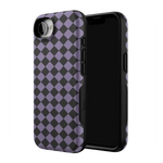 Midnight Hex | Purple Checkered Case Phone Case get.casely 