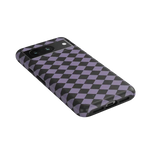 Midnight Hex | Purple Checkered Case Phone Case get.casely 