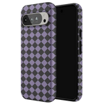 Midnight Hex | Purple Checkered Case Phone Case get.casely 