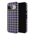 Midnight Hex | Purple Checkered Case Phone Case get.casely 