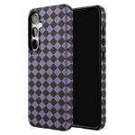 Midnight Hex | Purple Checkered Case Phone Case get.casely 