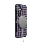 Midnight Hex | Purple Checkered Case Phone Case get.casely 