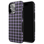 Midnight Hex | Purple Checkered Case Phone Case get.casely 