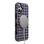 Midnight Hex | Purple Checkered Case Phone Case get.casely 