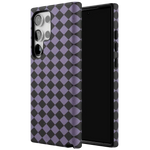 Midnight Hex | Purple Checkered Case Phone Case get.casely 