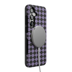 Midnight Hex | Purple Checkered Case Phone Case get.casely 
