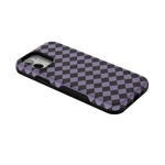 Midnight Hex | Purple Checkered Case Phone Case get.casely 