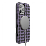 Midnight Hex | Purple Checkered Case Phone Case get.casely 