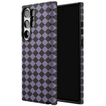 Midnight Hex | Purple Checkered Case Phone Case get.casely 
