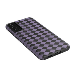 Midnight Hex | Purple Checkered Case Phone Case get.casely 