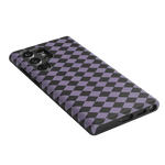 Midnight Hex | Purple Checkered Case Phone Case get.casely 