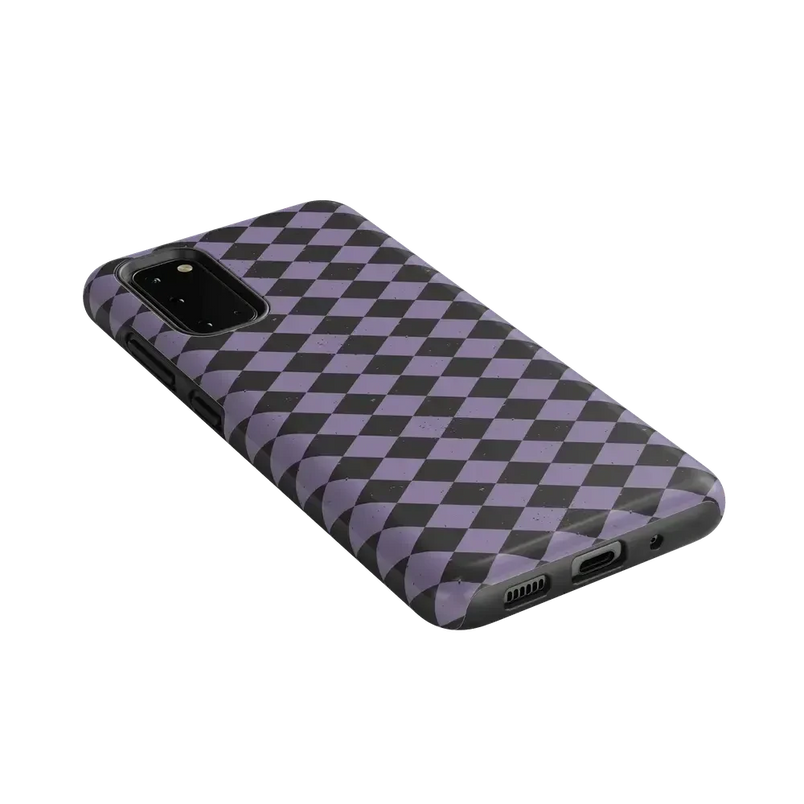 Midnight Hex | Purple Checkered Case Phone Case get.casely 