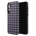 Midnight Hex | Purple Checkered Case Phone Case get.casely 