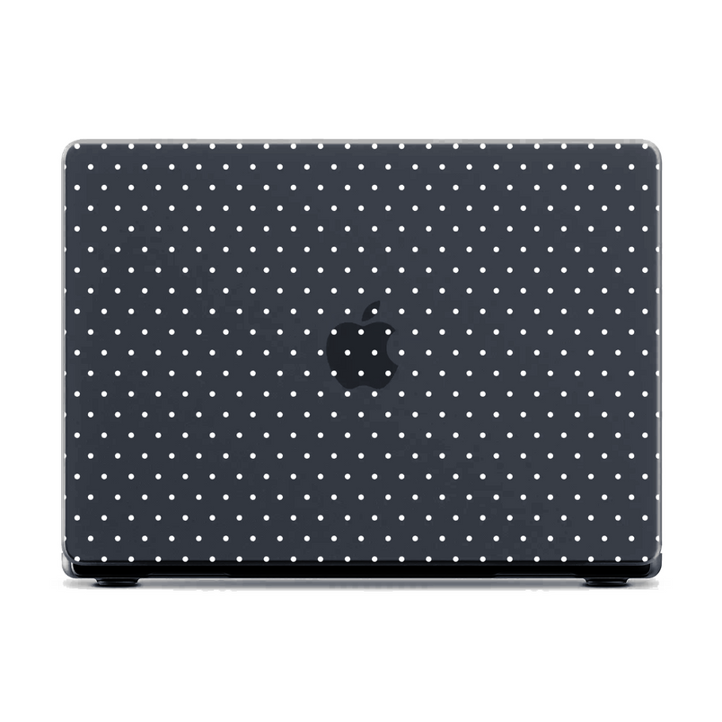 On the Dot | White Polka Dot Laptop Shell