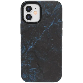 Midnight Marble | Black & Navy Case iPhone Case get.casely Bold iPhone 12 Mini 