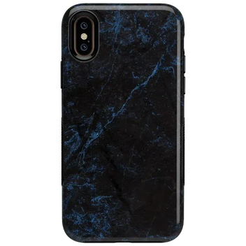 Midnight Marble | Black & Navy Case iPhone Case get.casely Bold iPhone XS Max 