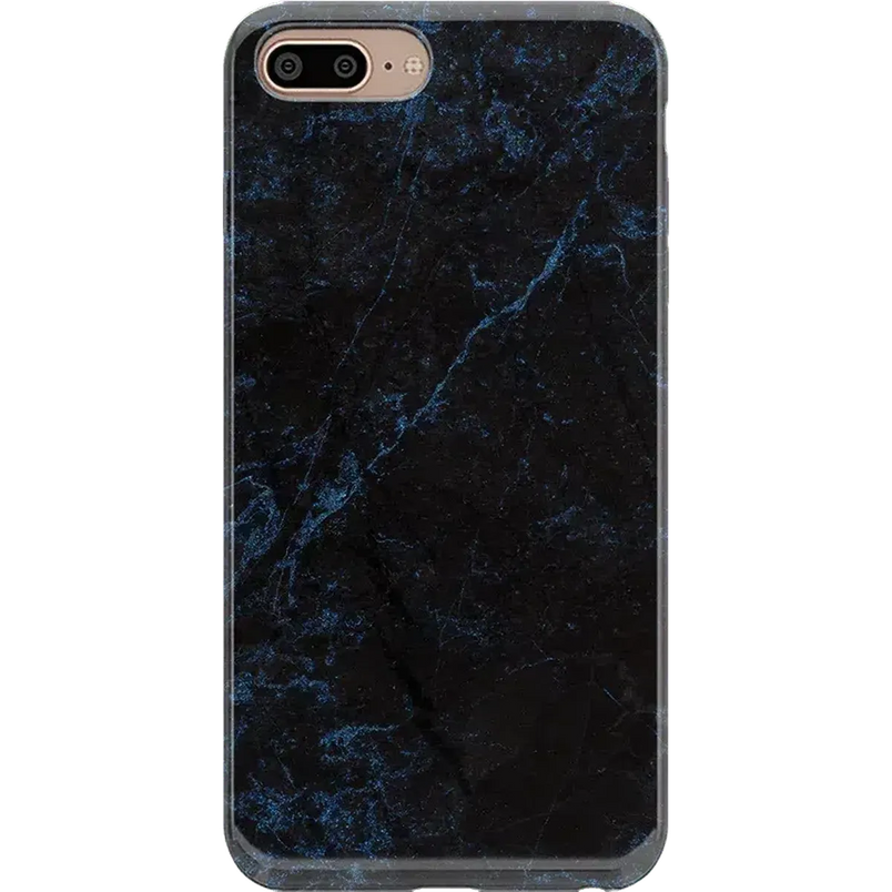 Midnight Marble | Black & Navy Case iPhone Case get.casely Classic iPhone 6/7/8 Plus 