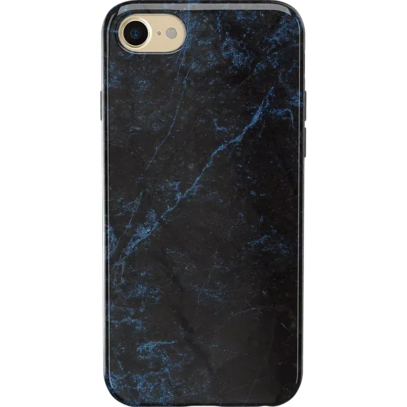 Midnight Marble | Black & Navy Case iPhone Case get.casely Classic iPhone 6/7/8 