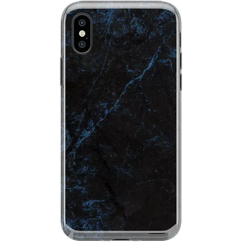 Midnight Marble | Black & Navy Case iPhone Case get.casely Classic iPhone X / XS 