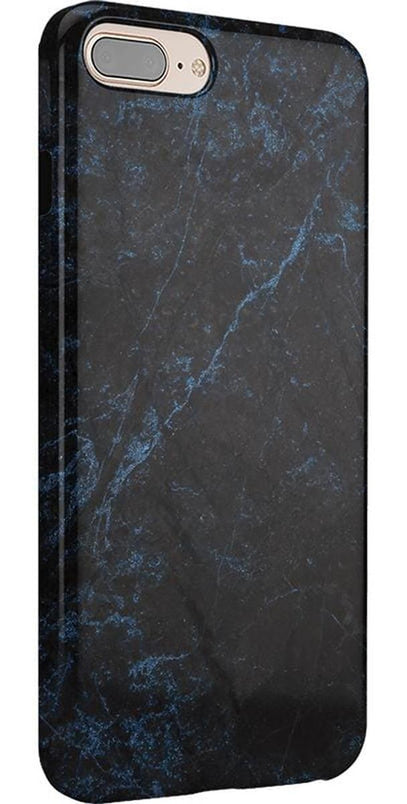 Midnight Marble | Black & Navy Case iPhone Case get.casely 
