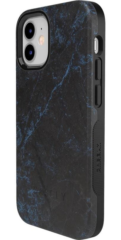 Midnight Marble | Black & Navy Case iPhone Case get.casely 