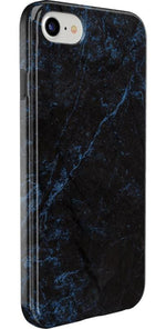 Midnight Marble | Black & Navy Case iPhone Case get.casely 
