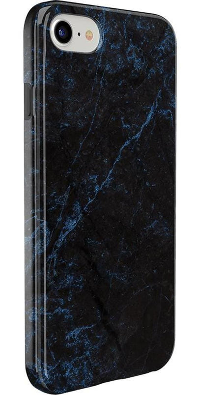 Midnight Marble | Black & Navy Case iPhone Case get.casely 