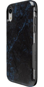 Midnight Marble | Black & Navy Case iPhone Case get.casely 