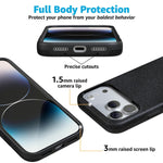 Midnight Onyx | Black Shimmer Case iPhone Case get.casely