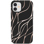 Midnight Ride | Black and Gold Metallic Waves Case iPhone Case get.casely Bold iPhone 12 Mini 