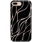 Midnight Ride | Black and Gold Metallic Waves Case iPhone Case get.casely Bold iPhone 6/7/8 Plus 