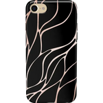 Midnight Ride | Black and Gold Metallic Waves Case iPhone Case get.casely Classic iPhone 6/7/8 