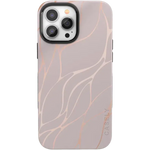 Midnight Ride | Pink and Gold Metallic Waves Case iPhone Case get.casely Bold + MagSafe® iPhone 13 Pro 