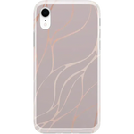 Midnight Ride | Pink and Gold Metallic Waves Case iPhone Case get.casely Classic iPhone XR 