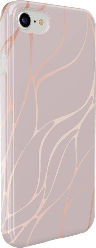 Midnight Ride | Pink and Gold Metallic Waves Case iPhone Case get.casely 