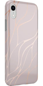 Midnight Ride | Pink and Gold Metallic Waves Case iPhone Case get.casely 