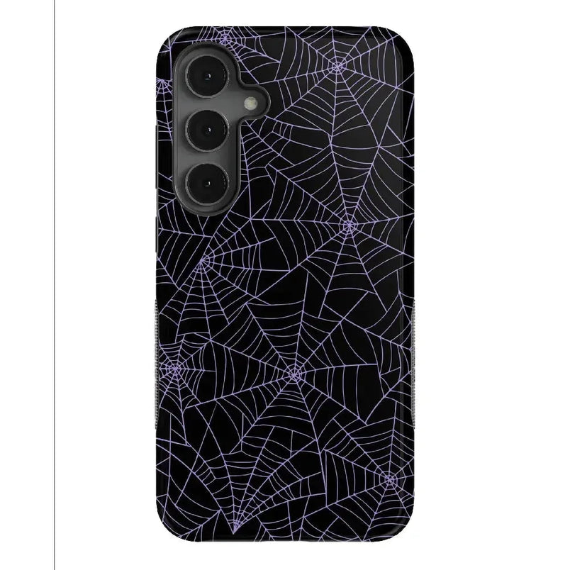 Midnight Web | Spider Web Case Phone Case Casetry Bold Flex + MagSafe® Galaxy S25 Plus 