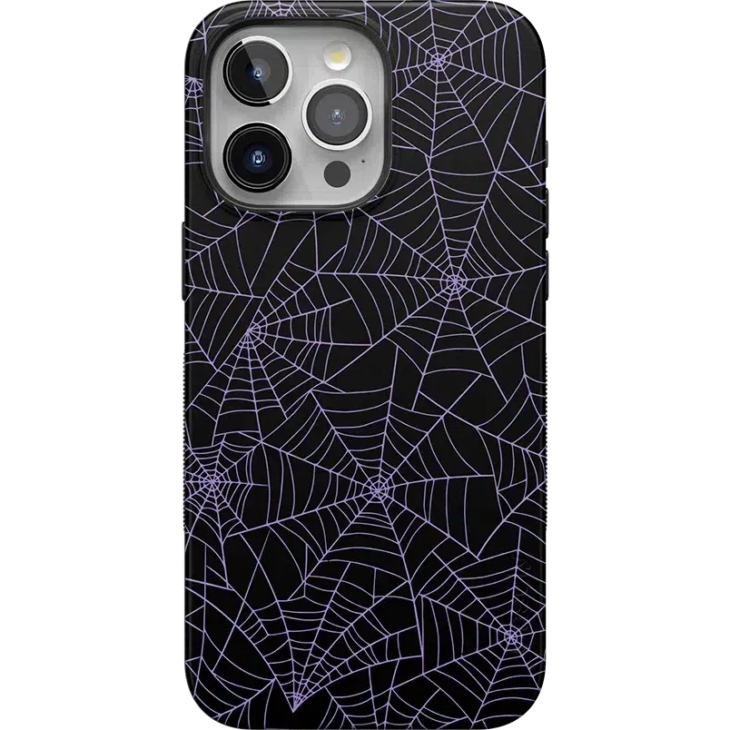 Midnight Web | Spider Web Case Phone Case Casetry Bold + MagSafe® iPhone 15 Pro Max