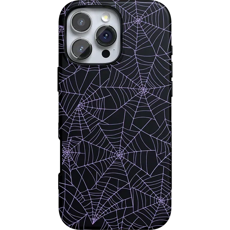 Midnight Web | Spider Web Case Phone Case Casetry Bold + MagSafe® iPhone 16 Pro Max