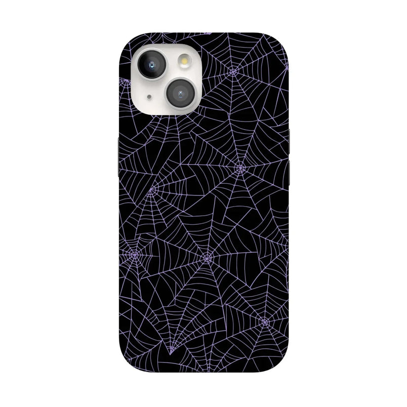 Midnight Web | Spider Web Case Phone Case Casetry Classic + MagSafe® iPhone 15 